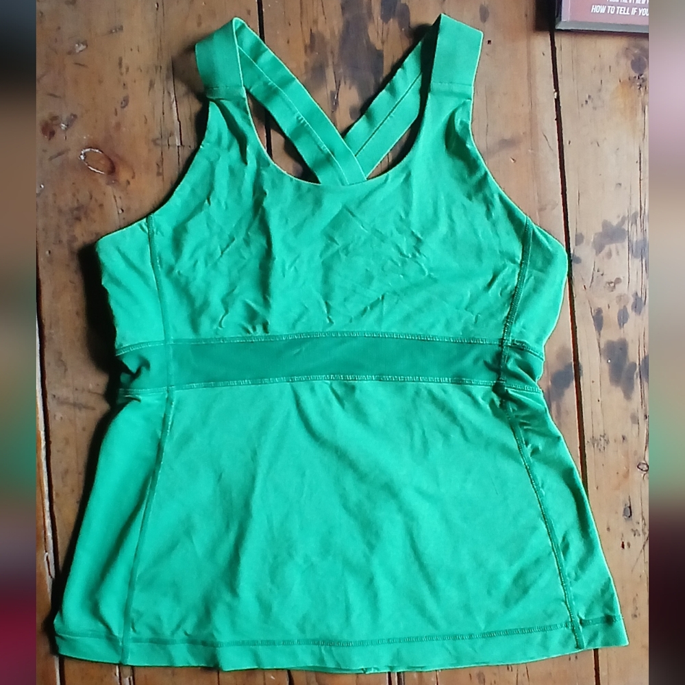 lululemon athletica Green Tank Top